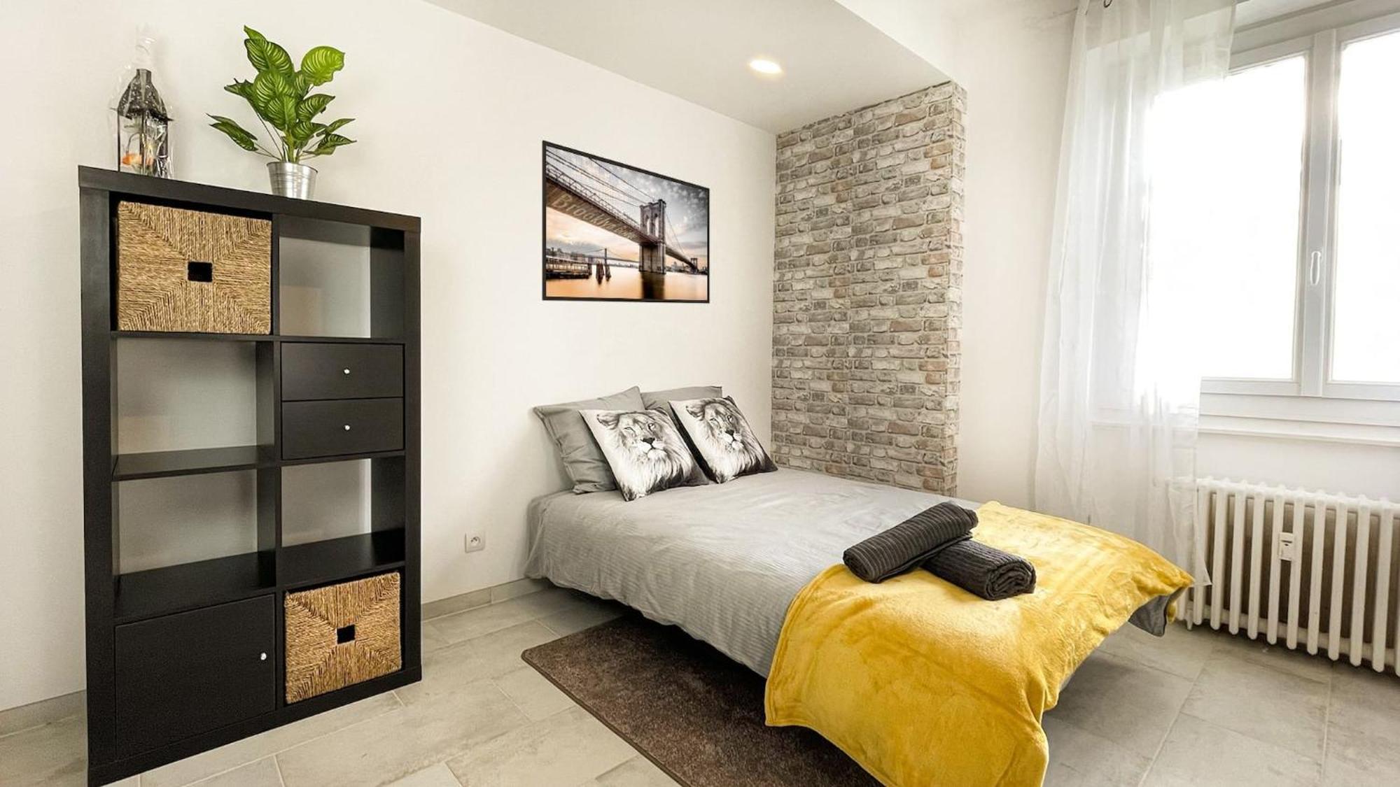 Homey Keola - Parking Prive Gratuit - Aux Portes De Geneve - Au Pied Du Tram - Appartement Avec 1 Chambre Et Un Grand Salon Avec Un Canape-Lit Ambilly Exterior foto